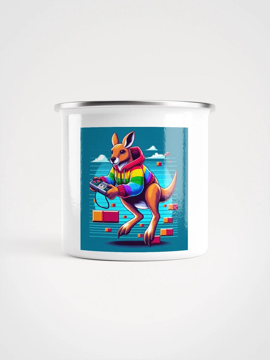Retro Roo Camping Metal Cup product image (1)