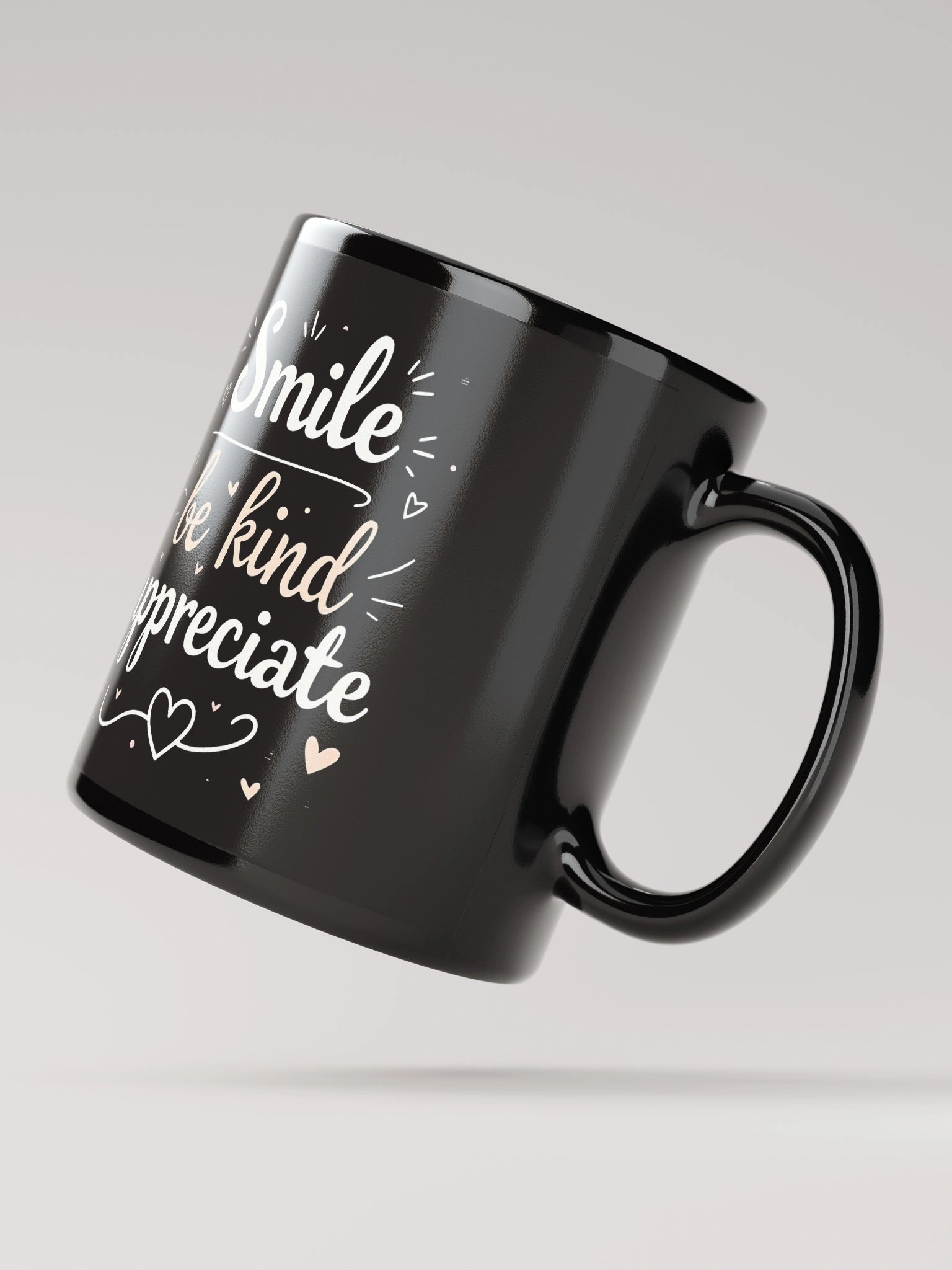 Unlock the Power of Positivity with Ed Sheeran’s Inspiring Quote: Smile, Be Kind, Appreciate — Transform Your Life One Sip at a Time product image (4)