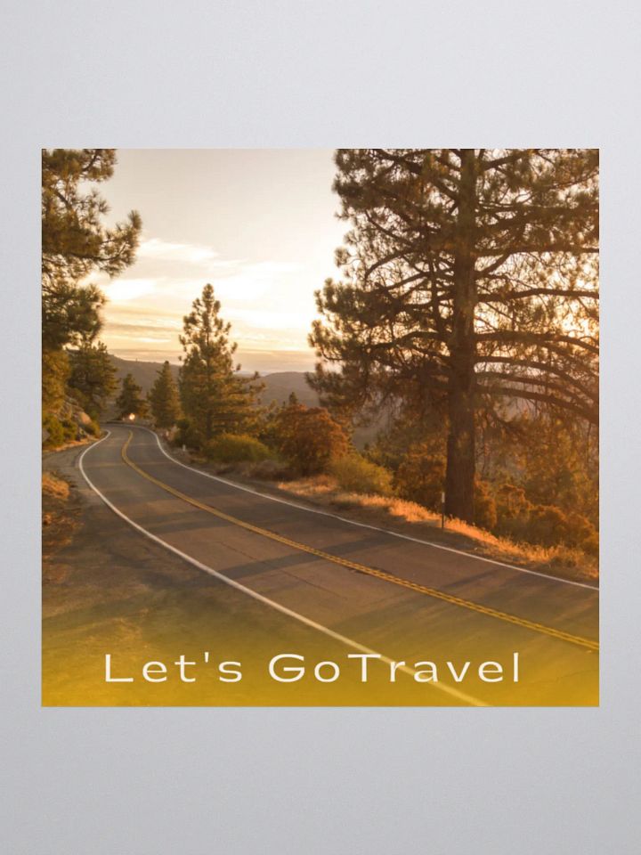 Let's Travel Adventure Kiss Cut Stickers product image (1)