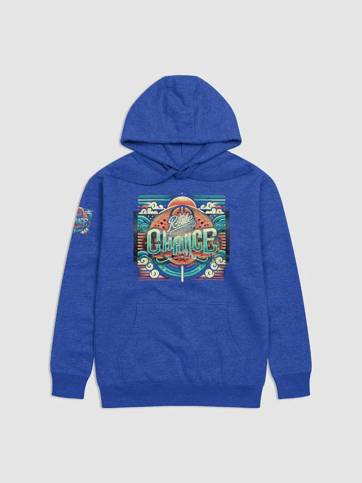 Ride The Waves of Chance Uplifting Slogan Hoodie. product image (1)