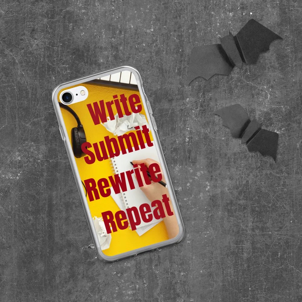 Write, Submit, Rewrite, Repeat iPhone Case product image (332)