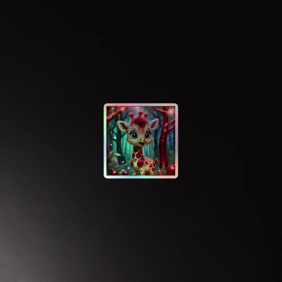 Magical Giraffe Holographic Sticker Sheet product image (4)