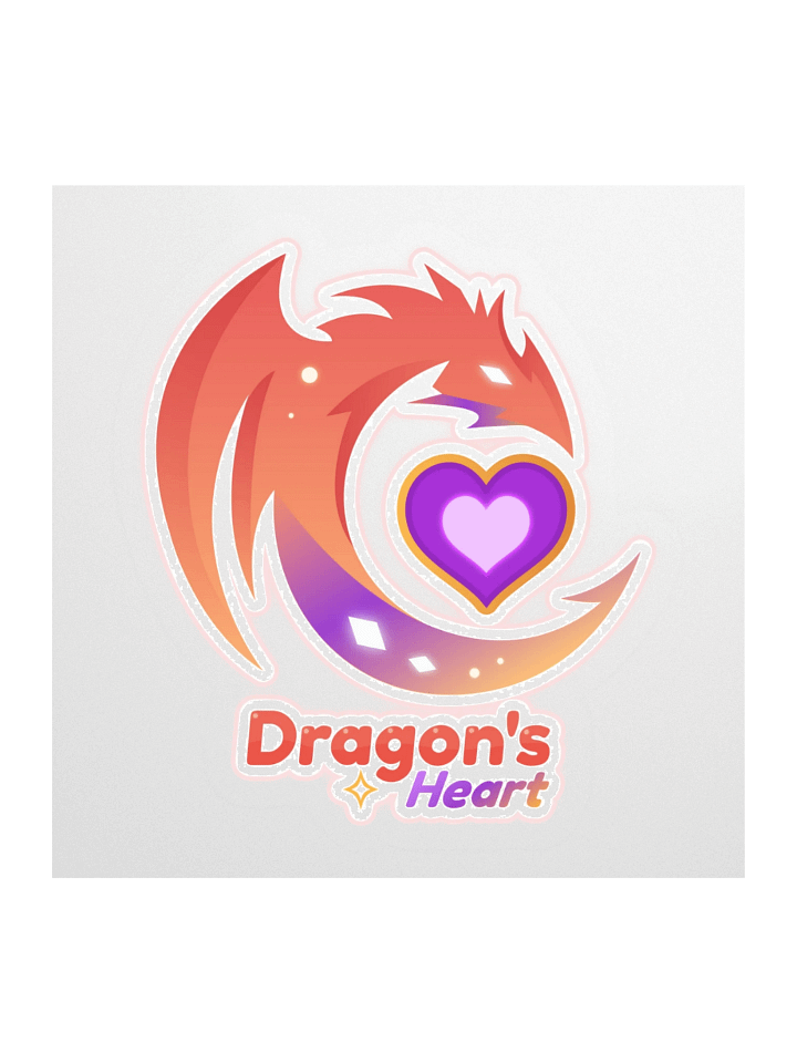 Dragon's Heart Sticker product image (1)
