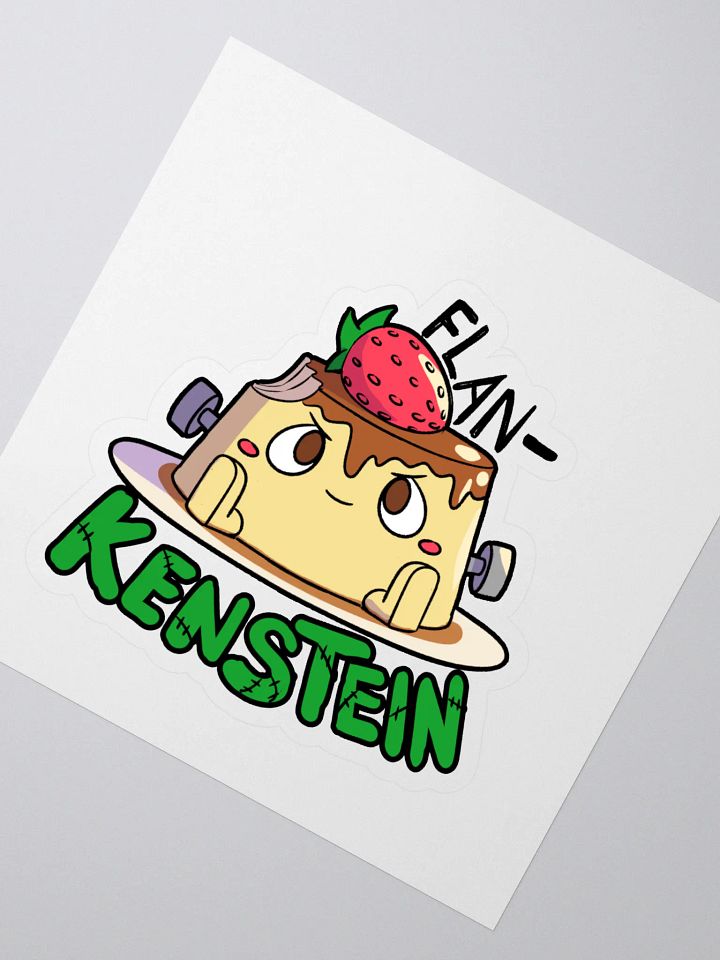 Flan-kenstein Sticker product image (2)