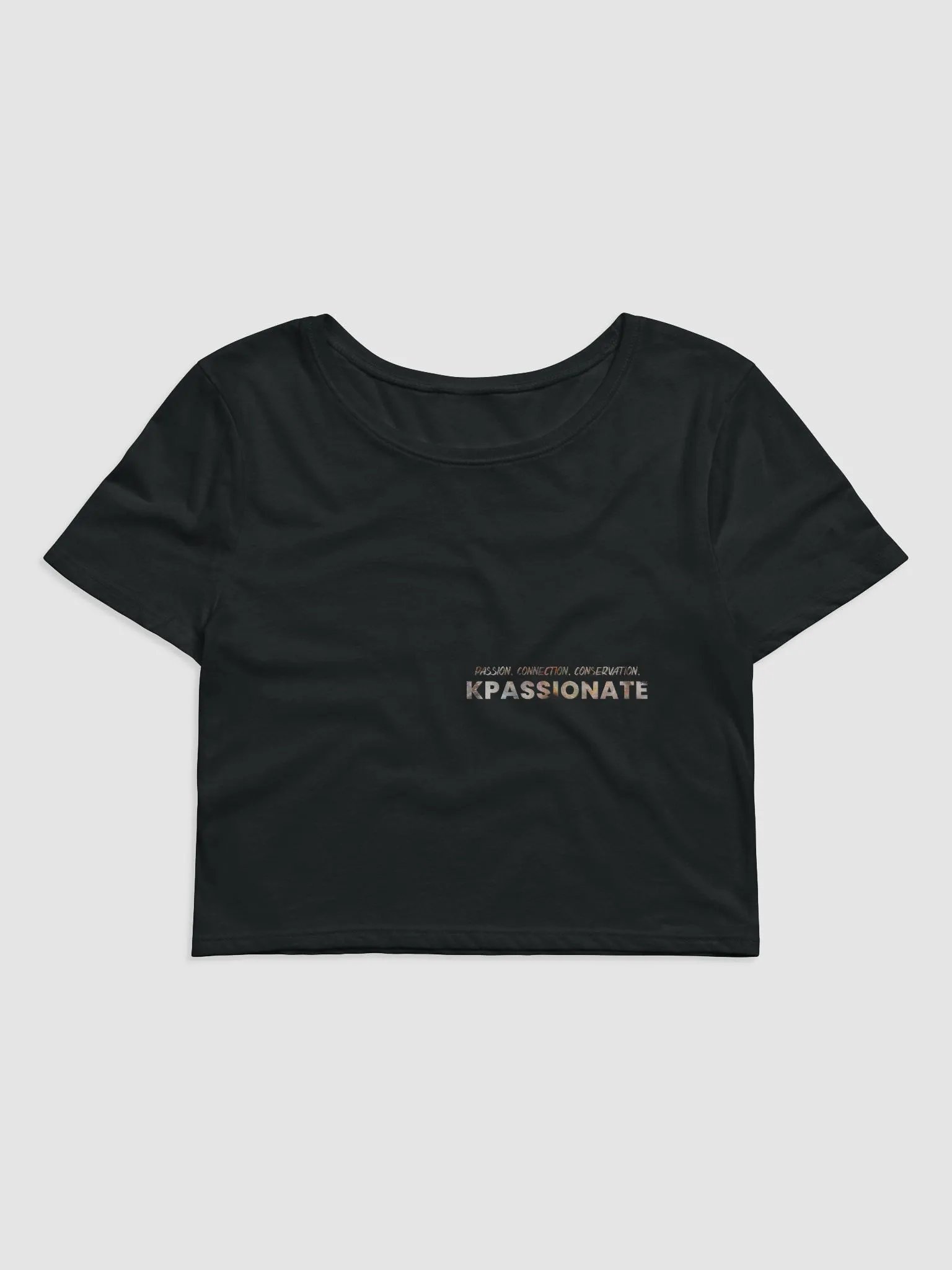 Watercolor Sea Otter Crop Tee product image (5)