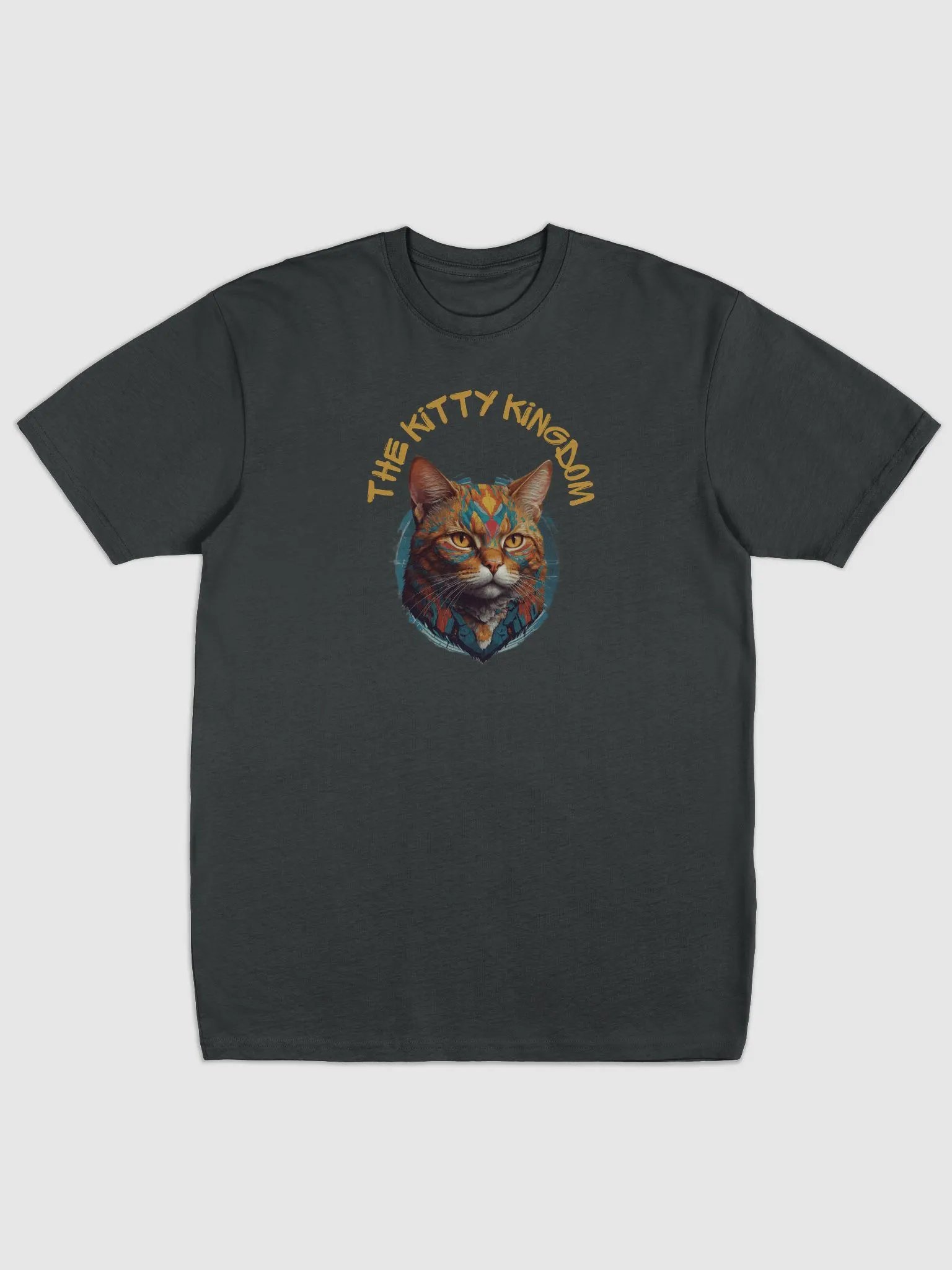 Giga Chad Cat: The Ultimate Feline Alpha Tee | The Kitty Kingdom product image (1)