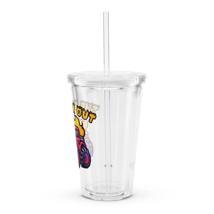 The Burn Out - Double Wall Clear Plastic Tumbler product image (4)