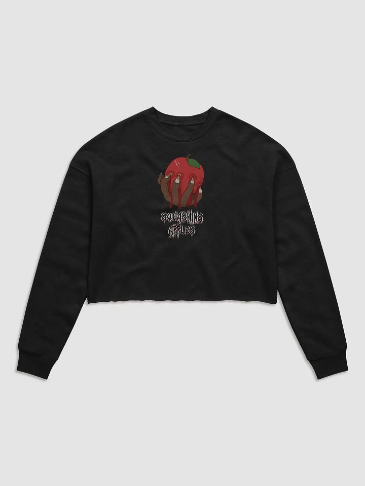 Squashing Apples Woman's Fleece Cropped Sweatshirt product image (1)