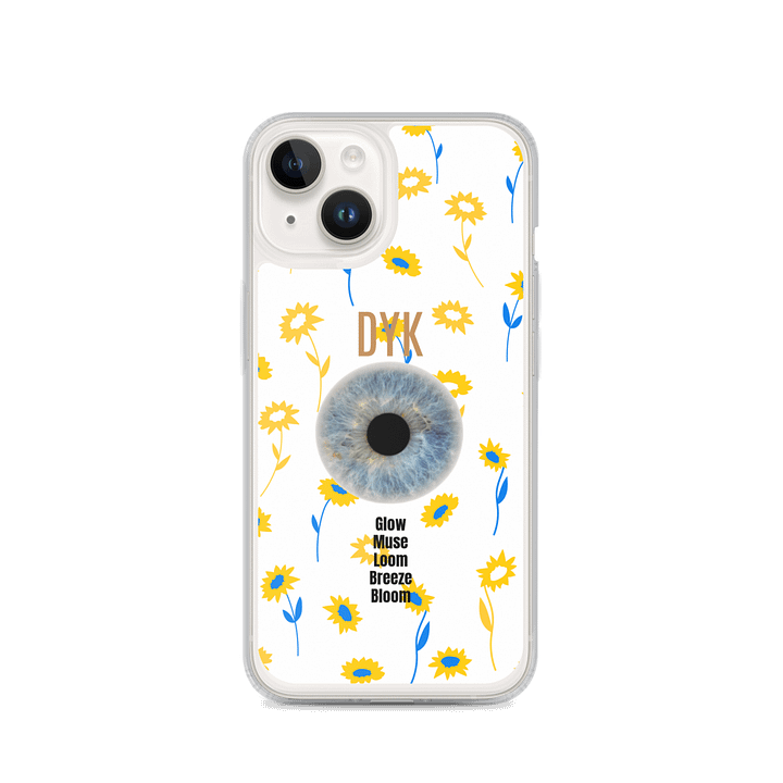 DYK Floral Eye Muse Glow Loom Breeze Bloom iPhone® Clear Case product image (4)