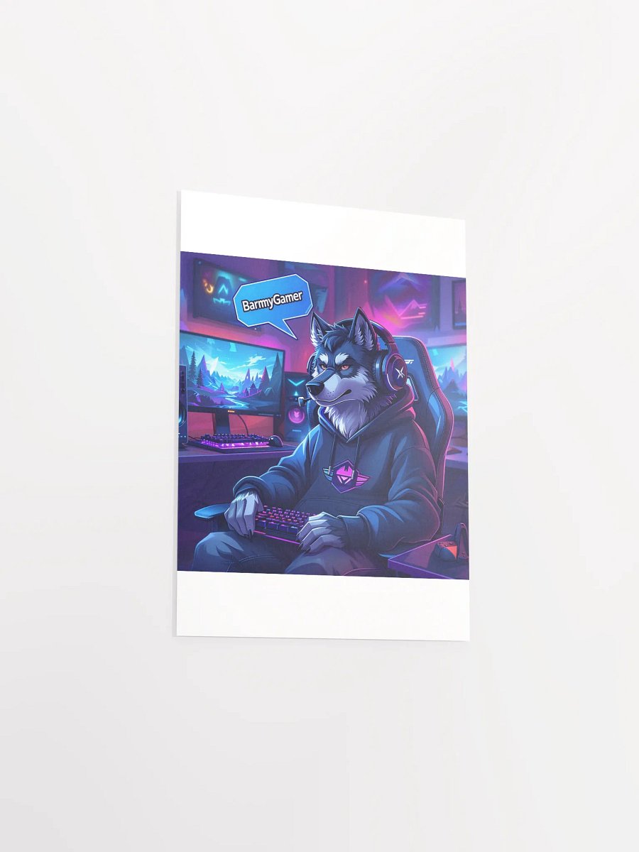 BarmyGamer Gaming Setup Poster product image (23)