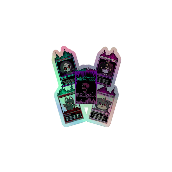 The Hell Cardz Collection Holographic Sticker product image (1)