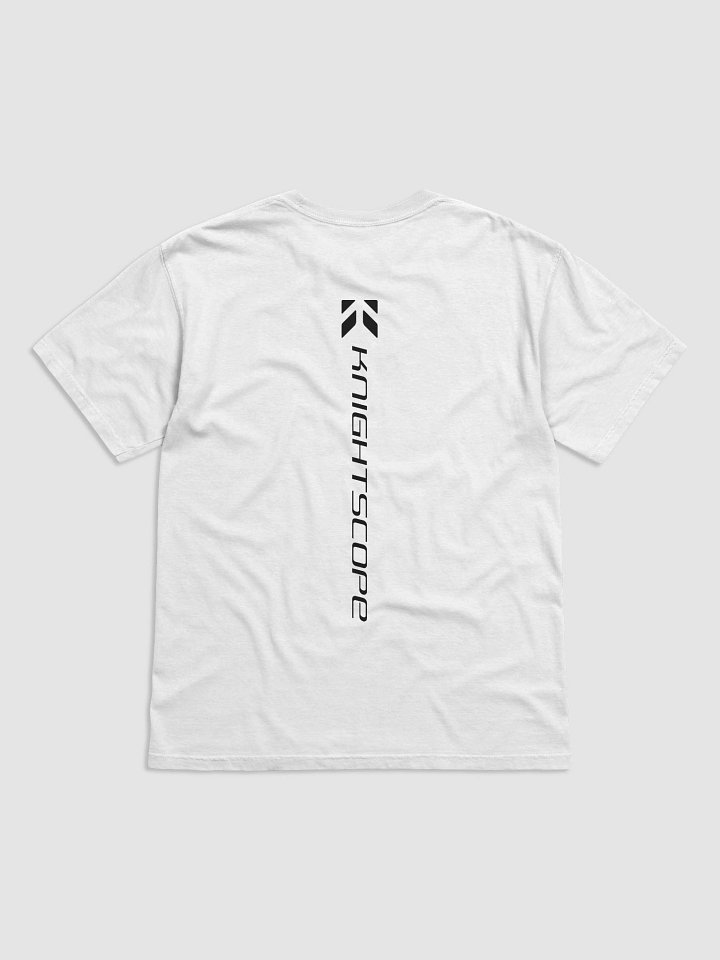 Knightscope Vertical Emblem Comfort Tee - Black on White product image (2)