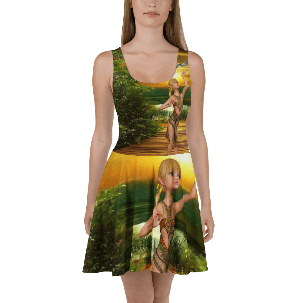 'Elven Stories - The Night Of Your Return' Skater Dress product image (2)