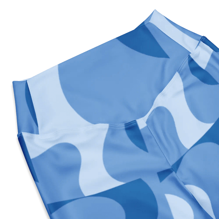 Blue Pattern Flare Pants product image (2)