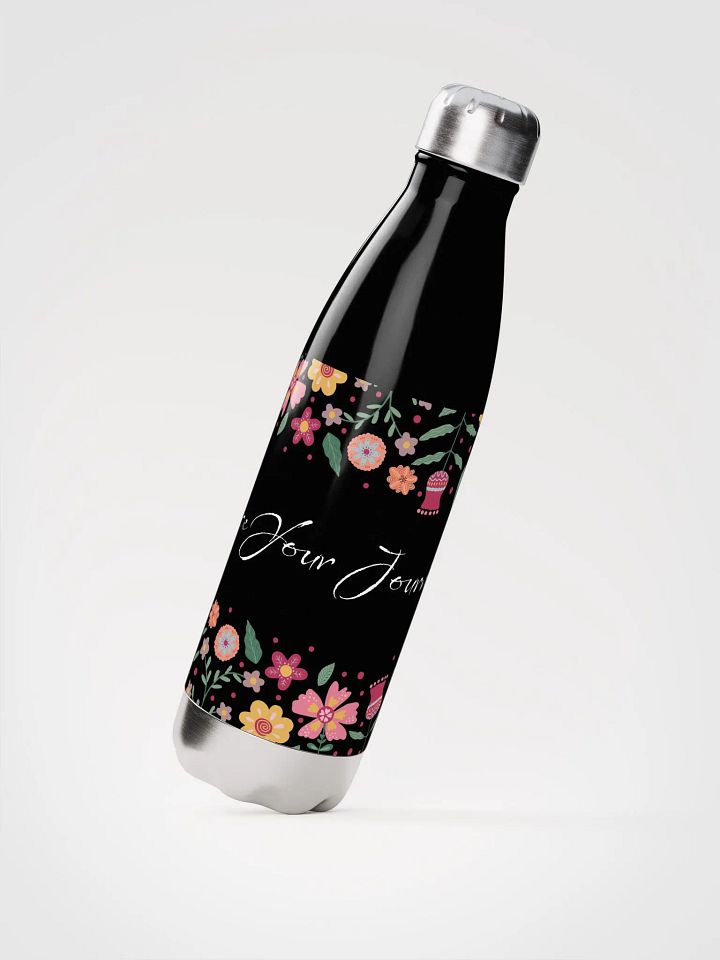 Embrace Your Journey Water Bottle - Black product image (2)
