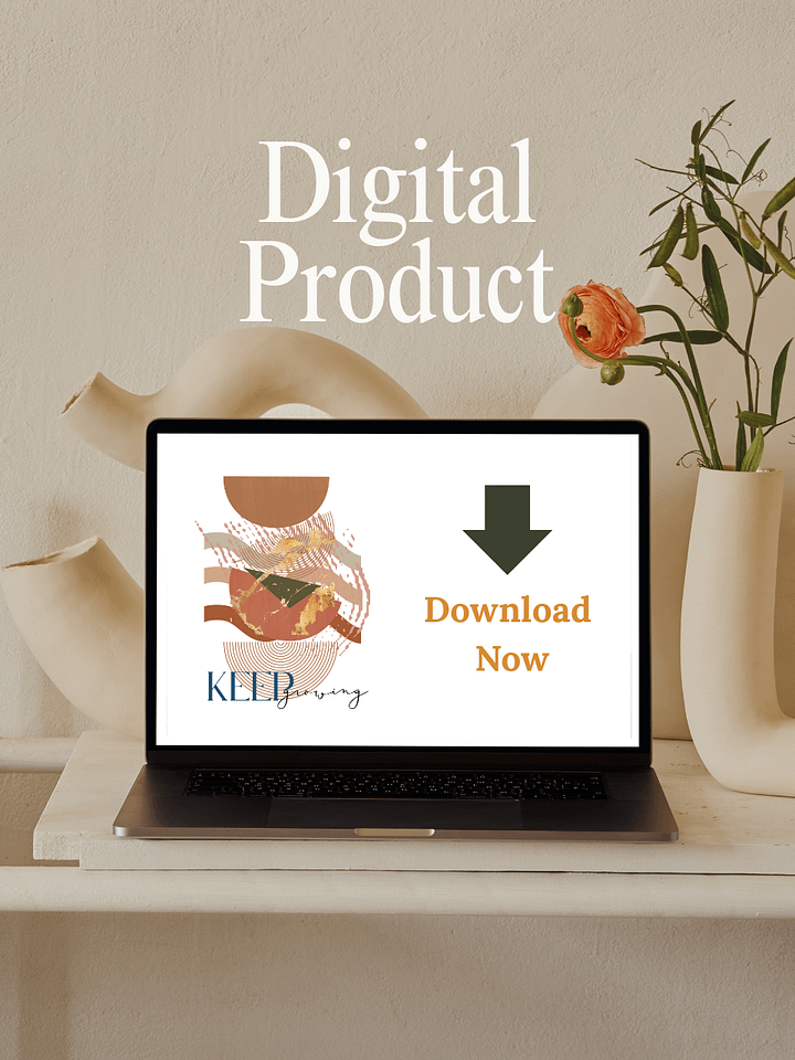 Digital Download 'Keep Growing ' Abstract Art Print product image (2)