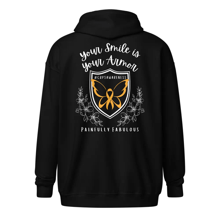 Your Smile is Your Armor Zip Hoodie product image (1)