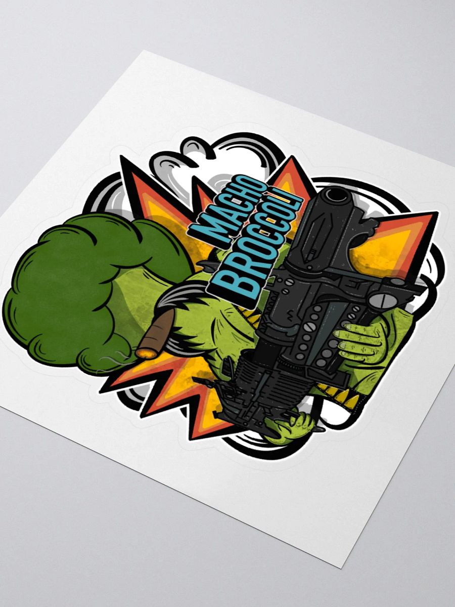 Macho Broccoli 2.0 Sticker product image (3)