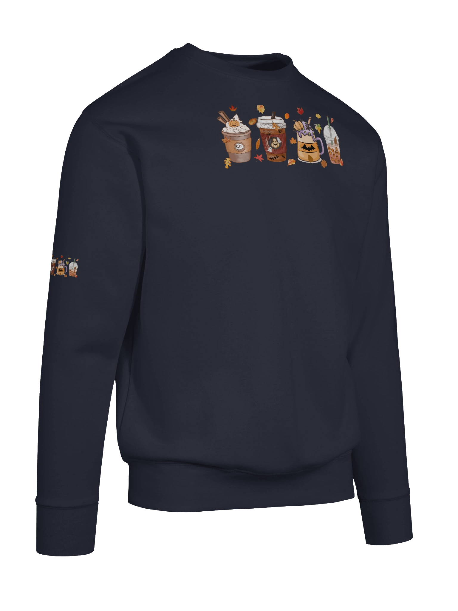 Cozy Halloween Vibes Sweatshirt – Sweet Treat Design product image (100)