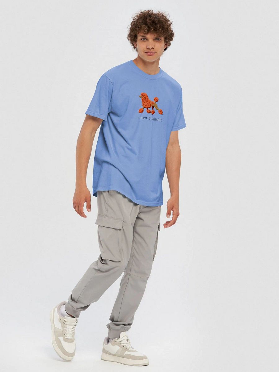 I Have Standards T-Shirt(Embroidered) of a Standard Poodle(Orange) product image (8)