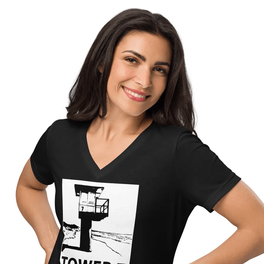 Tower 7 Women's V-Neck T-Shirt product image (10)