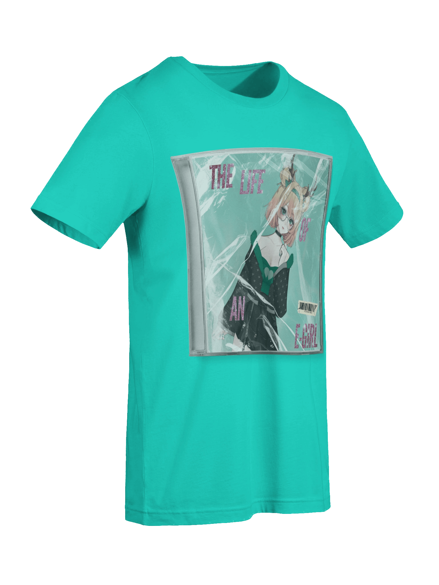 The Life of an E-Girl Jewel Case T-Shirt product image (26)