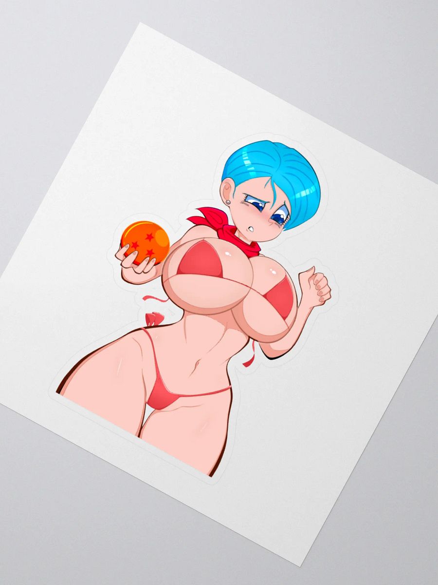 Blue Haired Scientist Sticker product image (5)