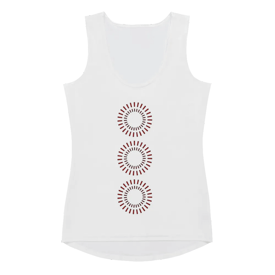 red circle ladies' tank top product image (3)