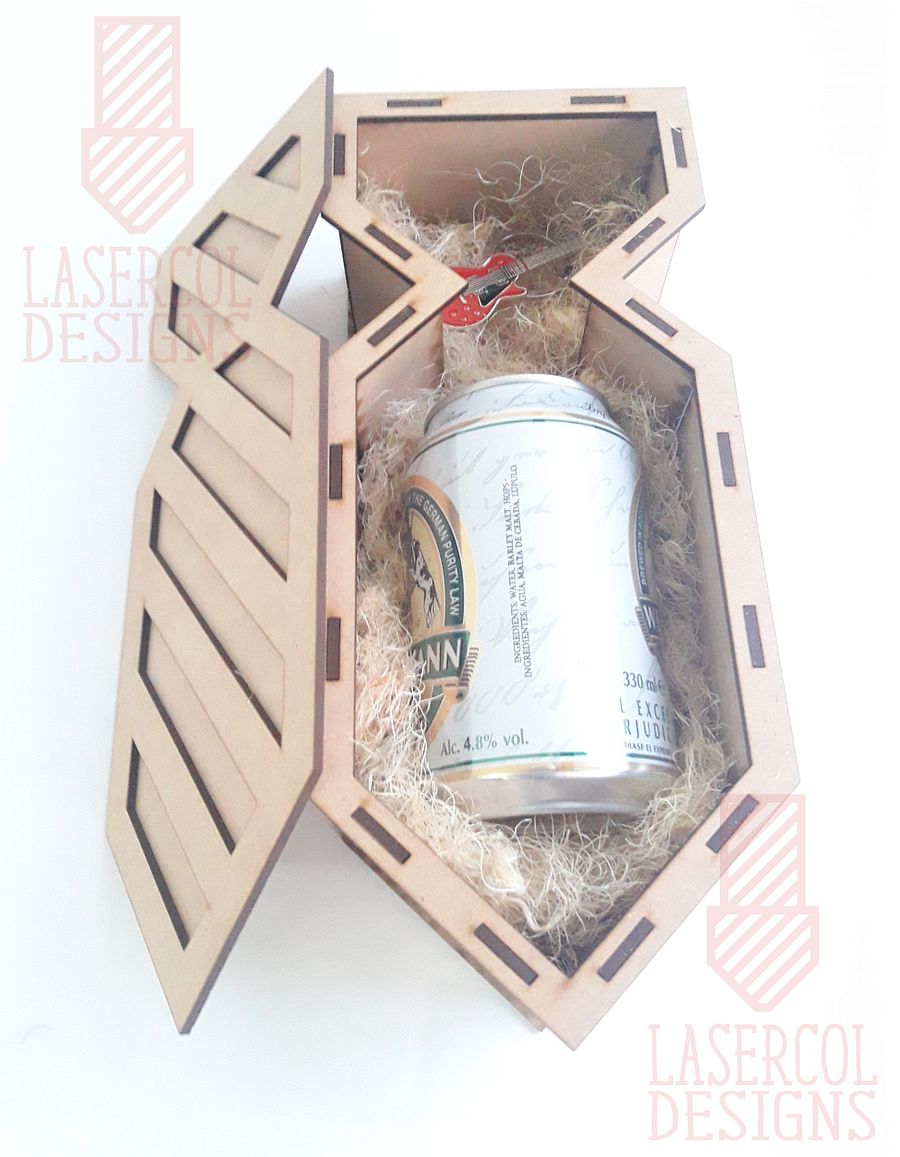 Tie Shaped Box - Laser Cut Files product image (5)
