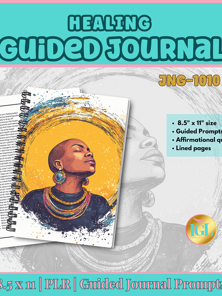 Healing Guided Journal 8.5" x 11" product image (1)