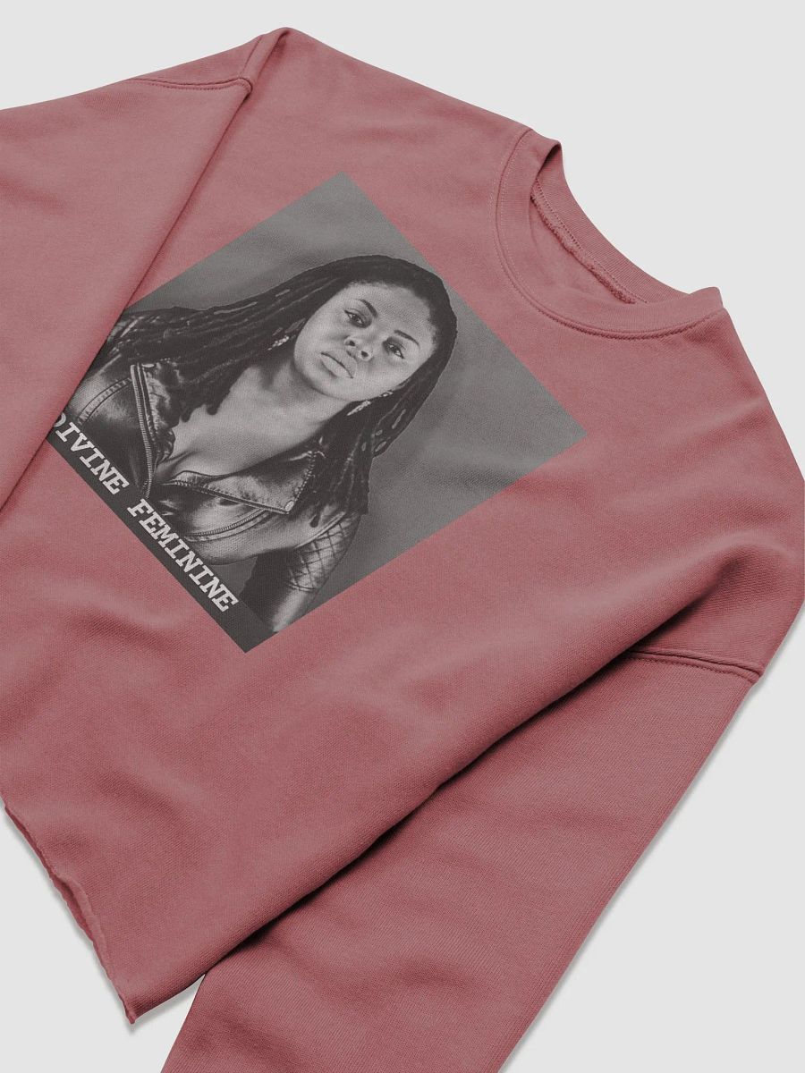 Diving Feminine Crop Top Sweatshirt Muave product image (5)