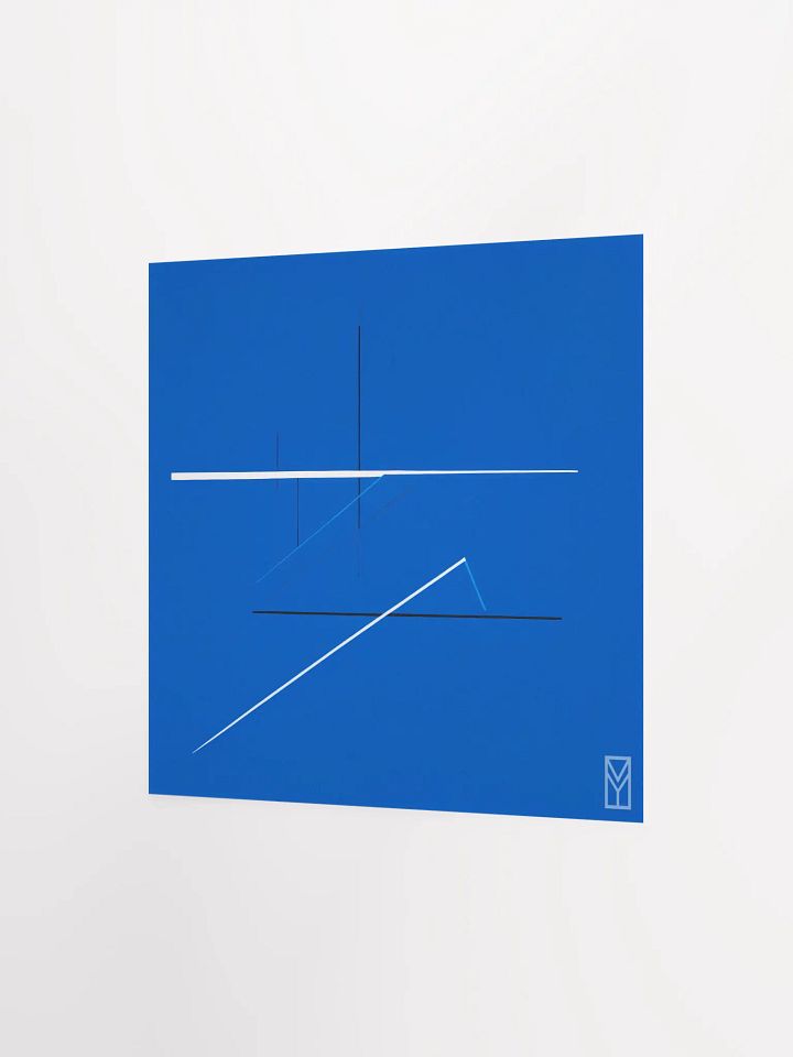 Poster Global Blue Screen: Abstract Art product image (2)
