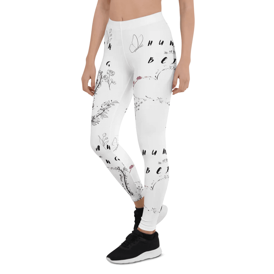 Floral Heartburst All-Over Leggings - Human of the Being product image (3)