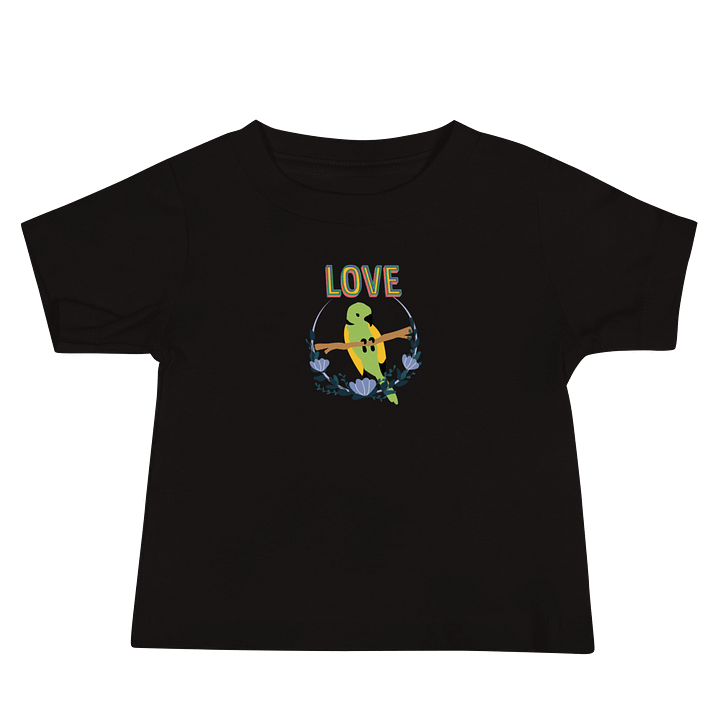 Lovebird Floral Baby Tee product image (4)