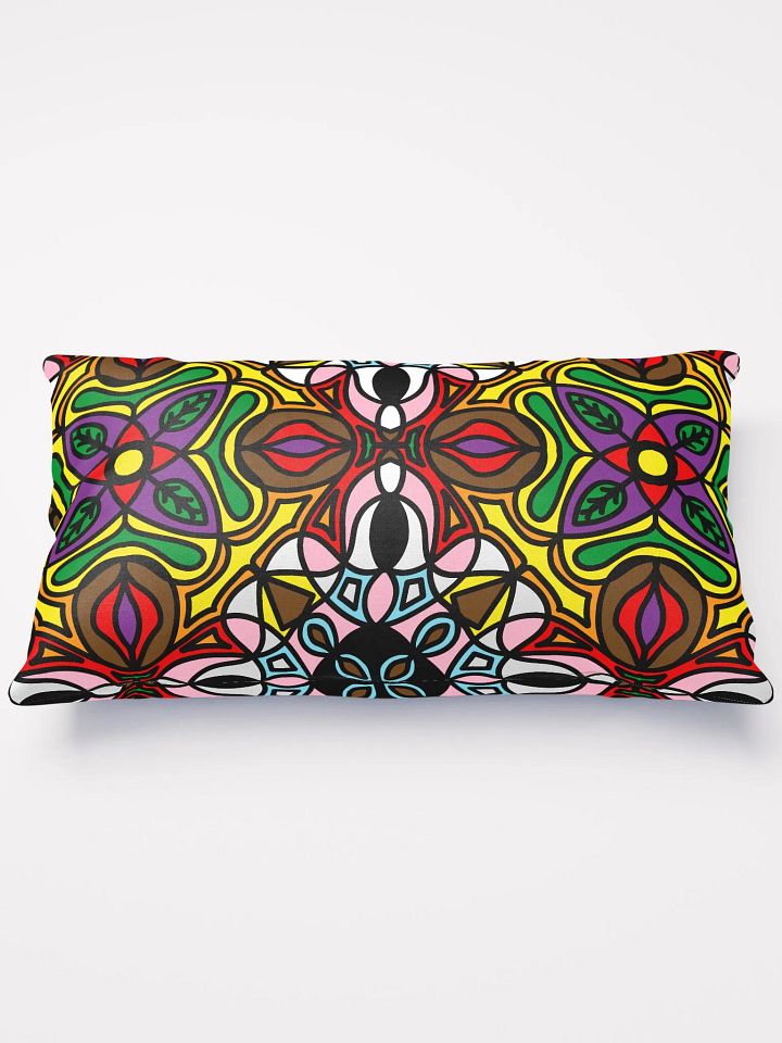Progress Pride Abstract Pillow - Rectangle product image (1)