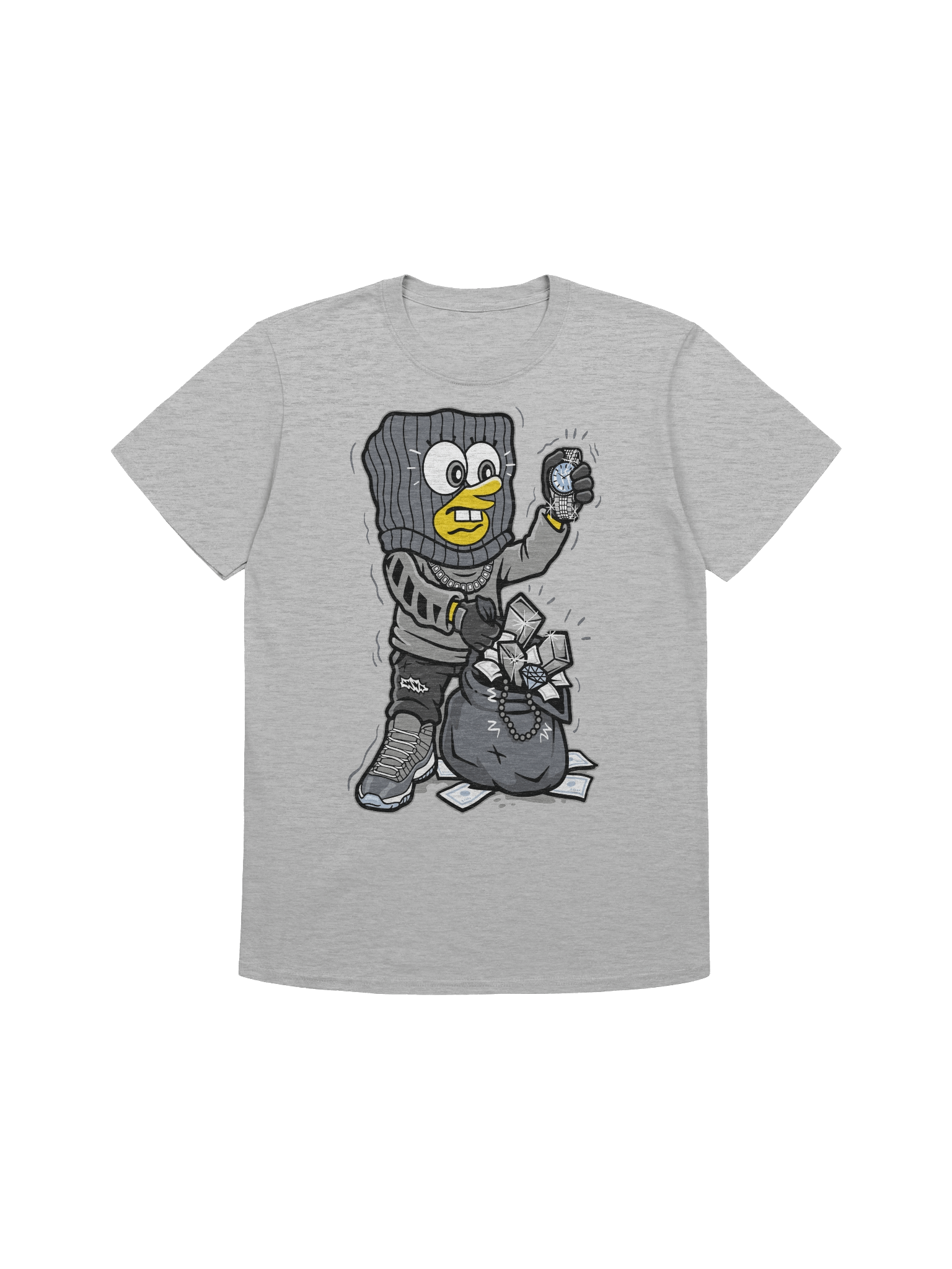 SpongeBob SquarePants – Iced-Out Heist Bob – Gildan Softstyle T-Shirt product image (15)