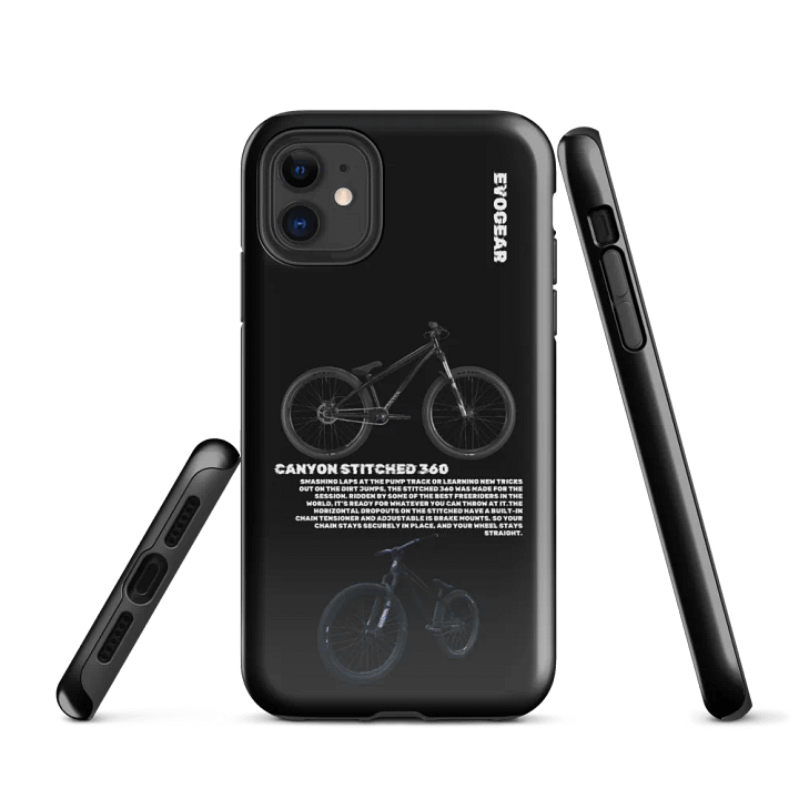 Black Stitched 360 iPhone Case product image (1)