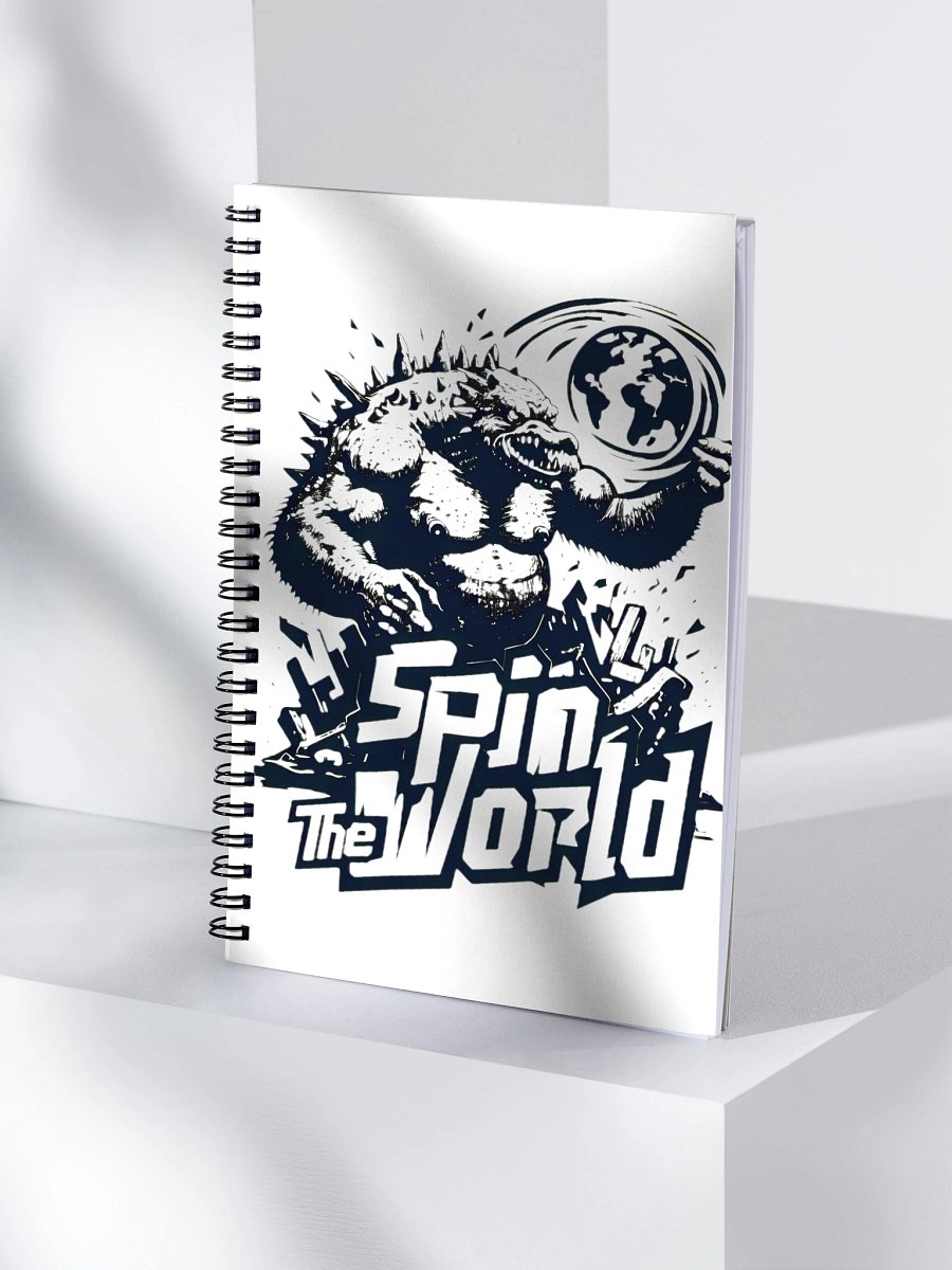 Dynamic Monster Spins the Globe Spiral Notebook product image (4)