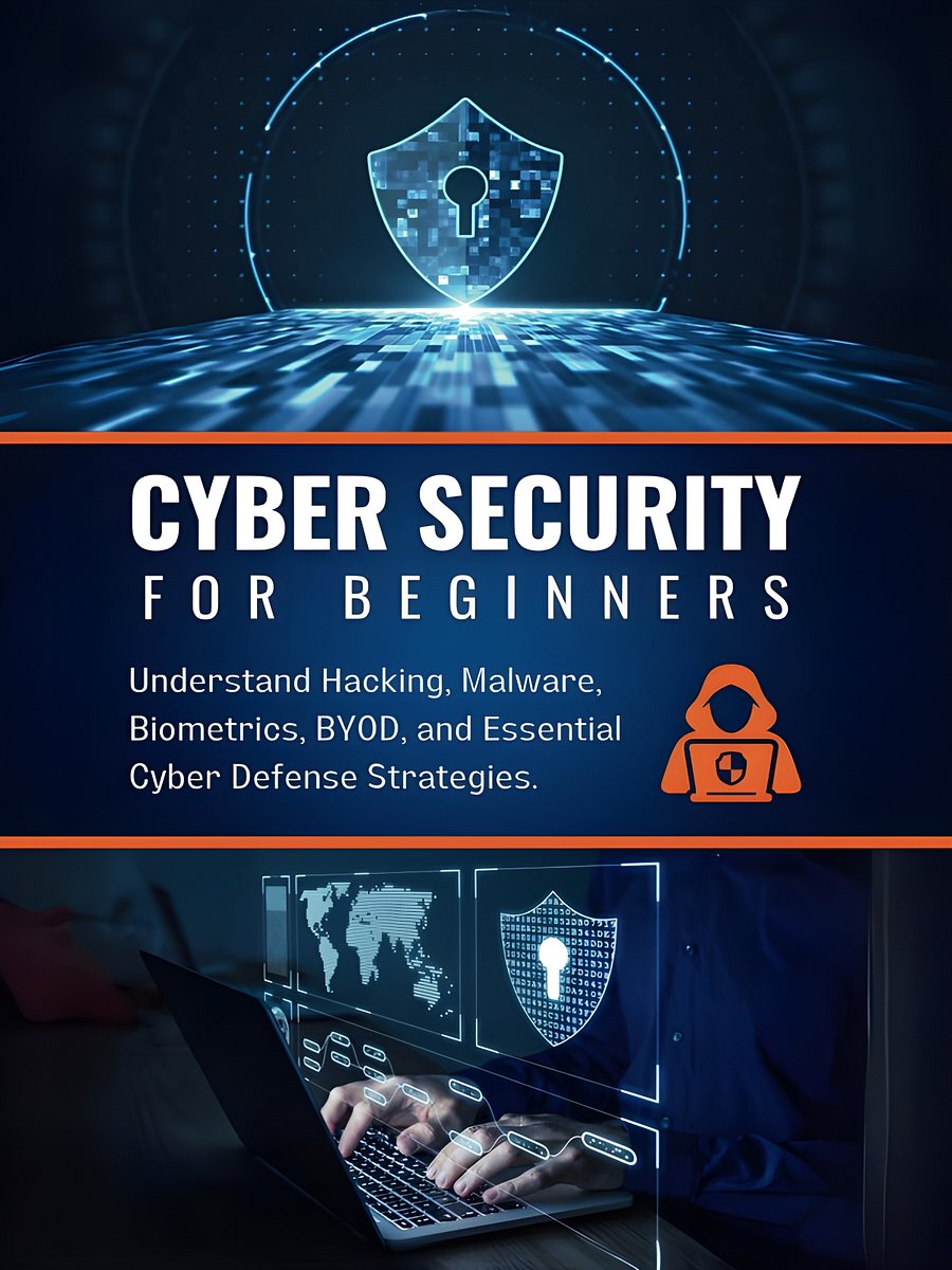 Cyber Security for Beginners: Your Essential Guide: Understand Hacking, Malware, Biometrics, BYOD, and Essential Cyber Defense Strategies product image (1)