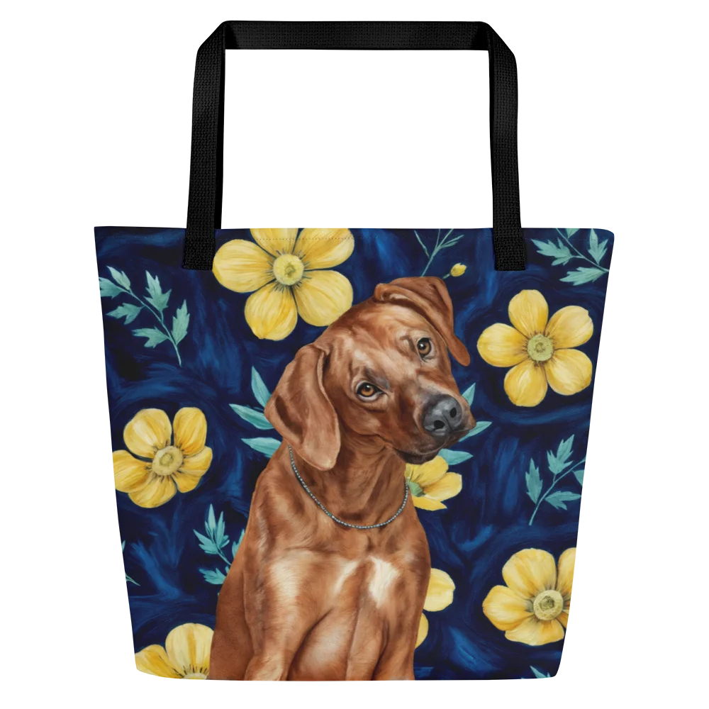 LARGE TOTE BAG WITH POCKET & ALL-OVER PRINT product image (4)