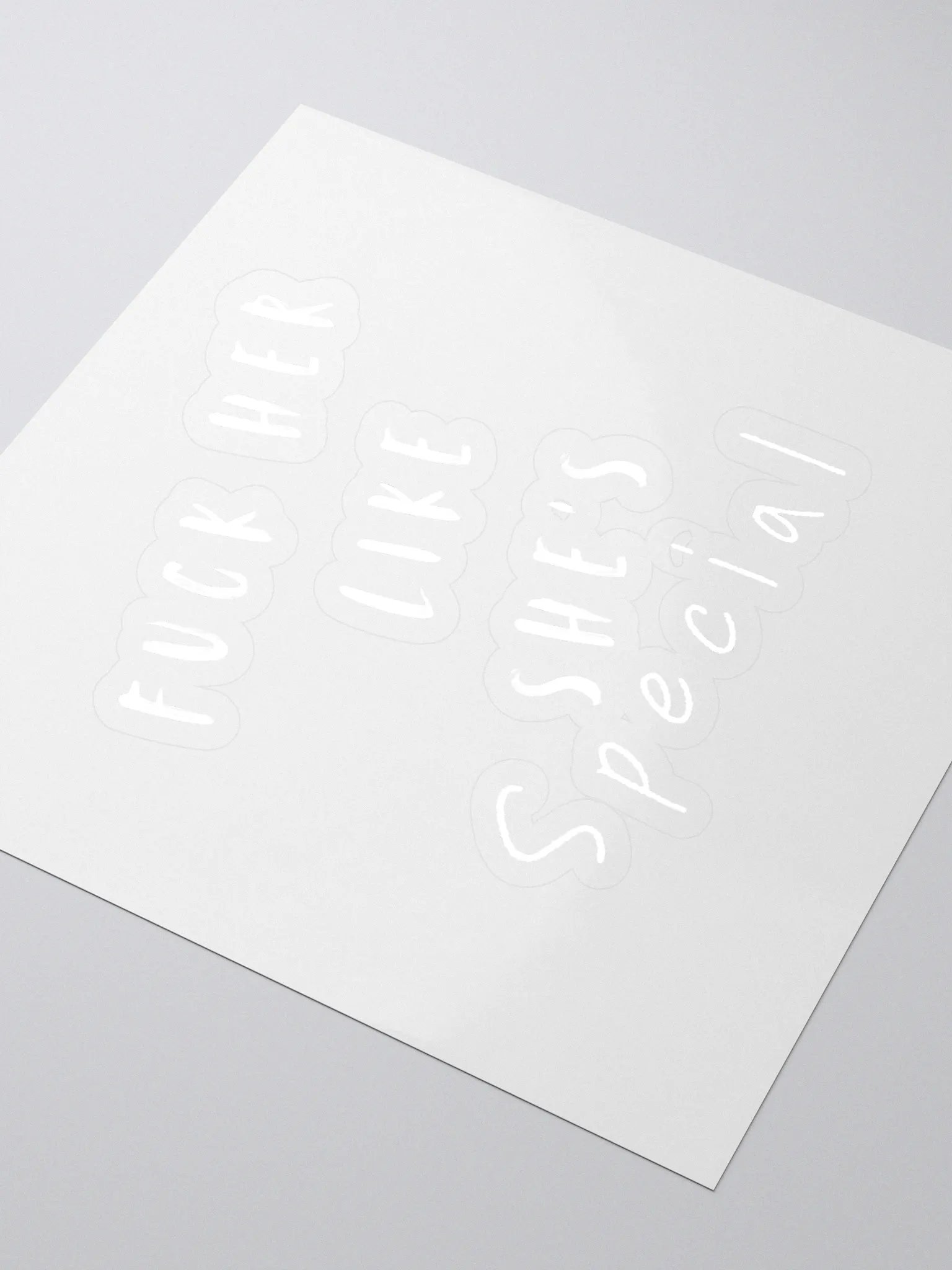 F*#k Her Like Sh'e Special by Intrusive Thoughts Sticker product image (3)