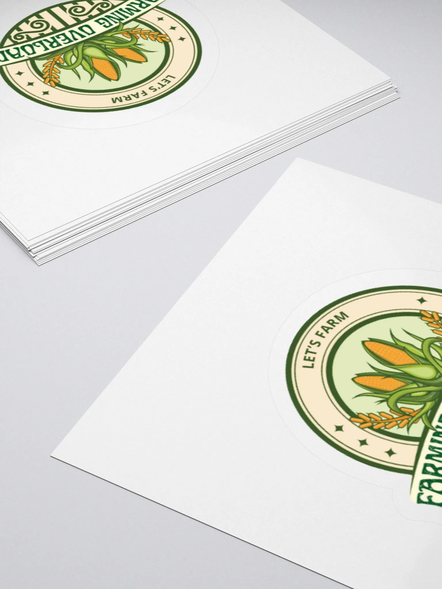 Farming Overloaded Emblem Kiss Cut Stickers product image (4)