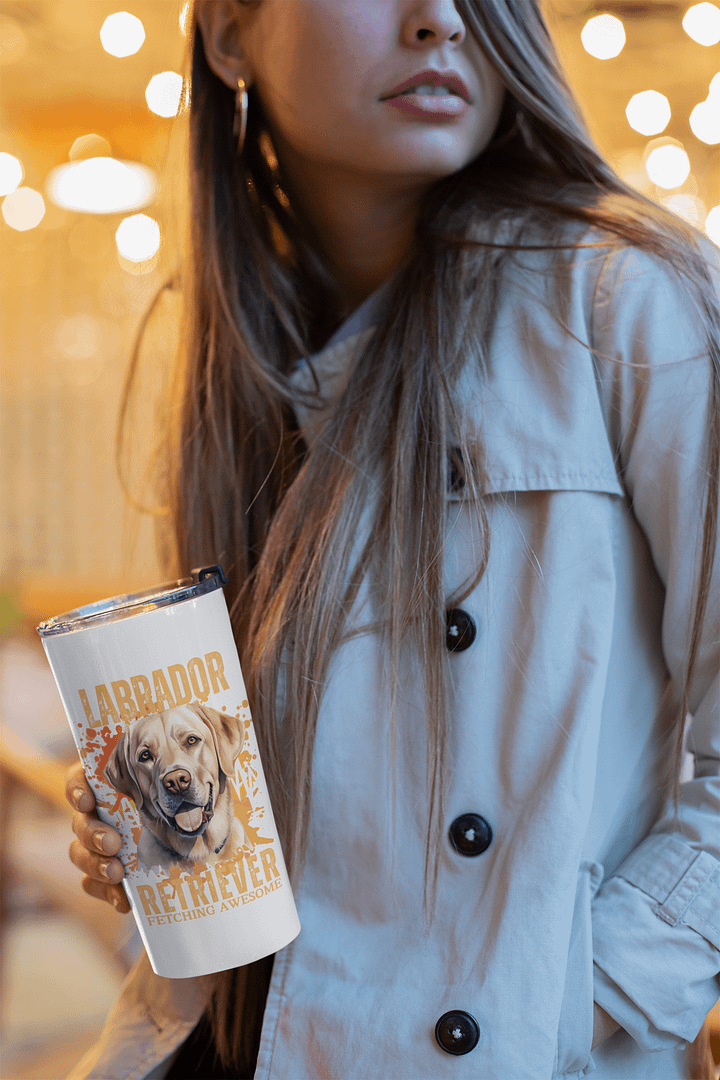 Labrador Retriever Fetching Awesome Tumbler product image (1)