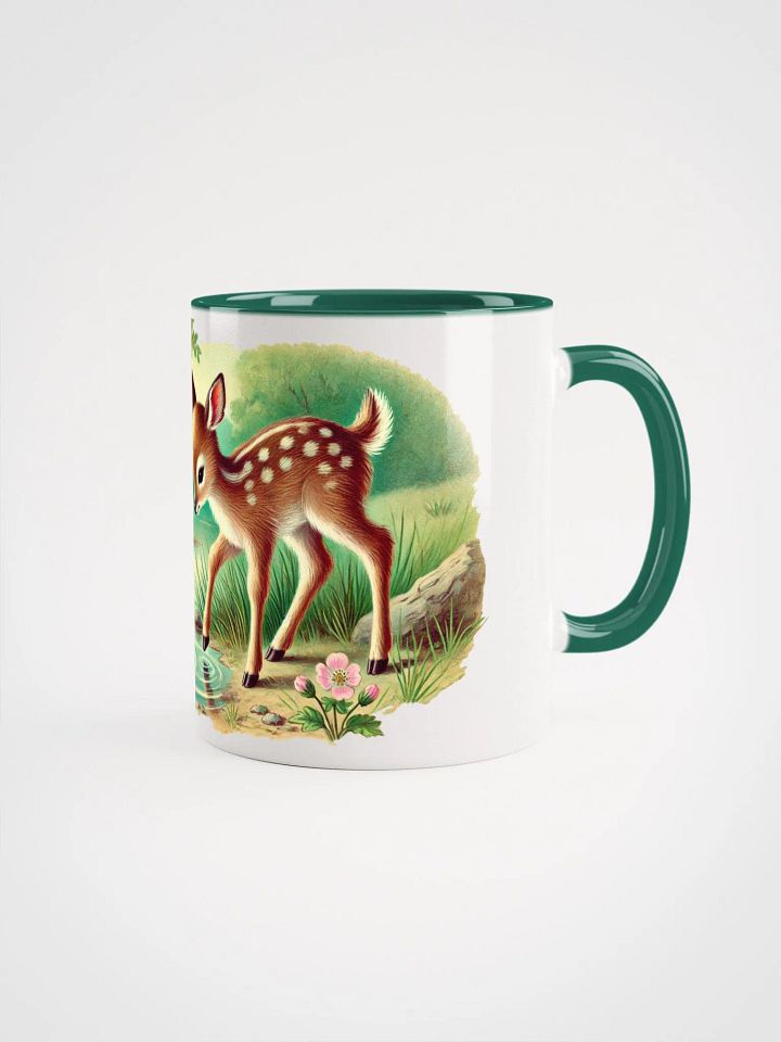 Peaceful Deer at a Stream Colorful Ceramic Mug product image (27)