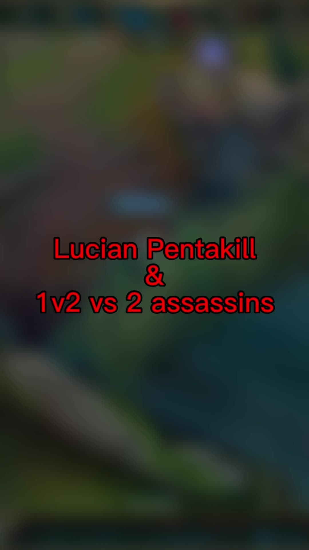 Lucian Penta + 1v2 fed assassins @League of Legends  #CapCut #ostrichlol #leagueoflegends #clip #toronto #challenger #lucian #bestlucianna #shorts #coach 