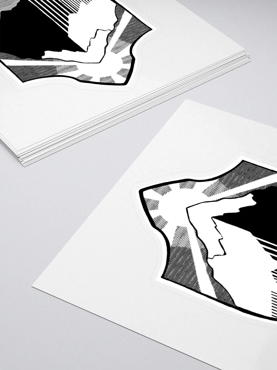 Orc Sworn Black & White Symbol Sticker product image (4)