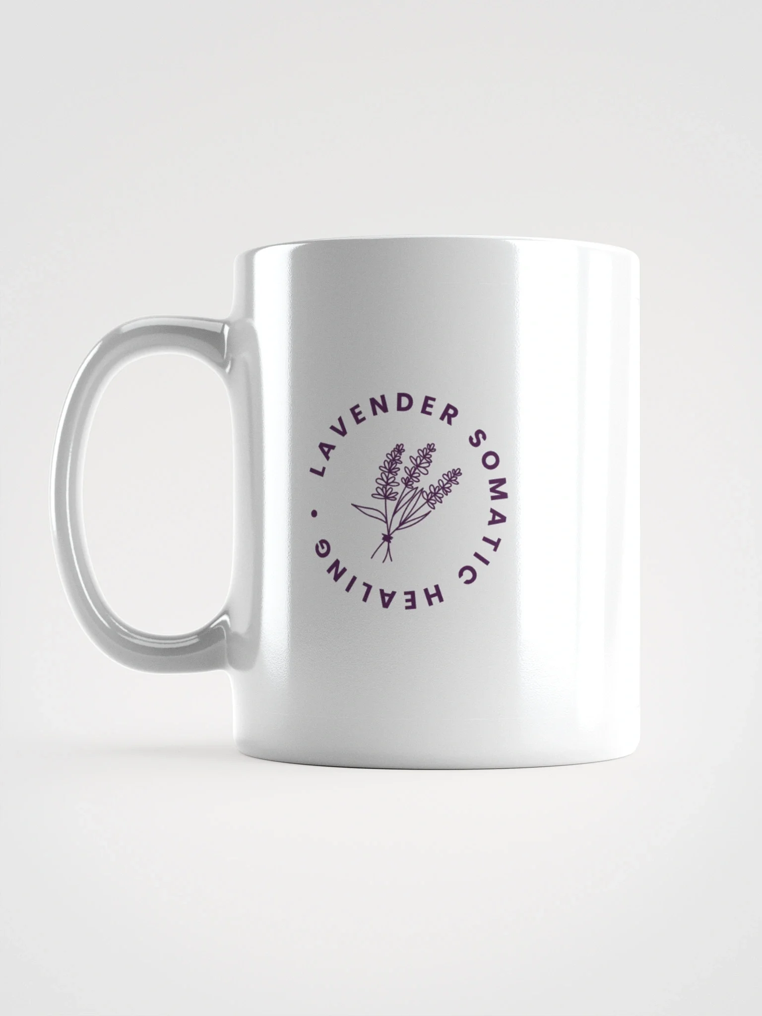 Lavender Somatic Healing Logo Mug product image (1)