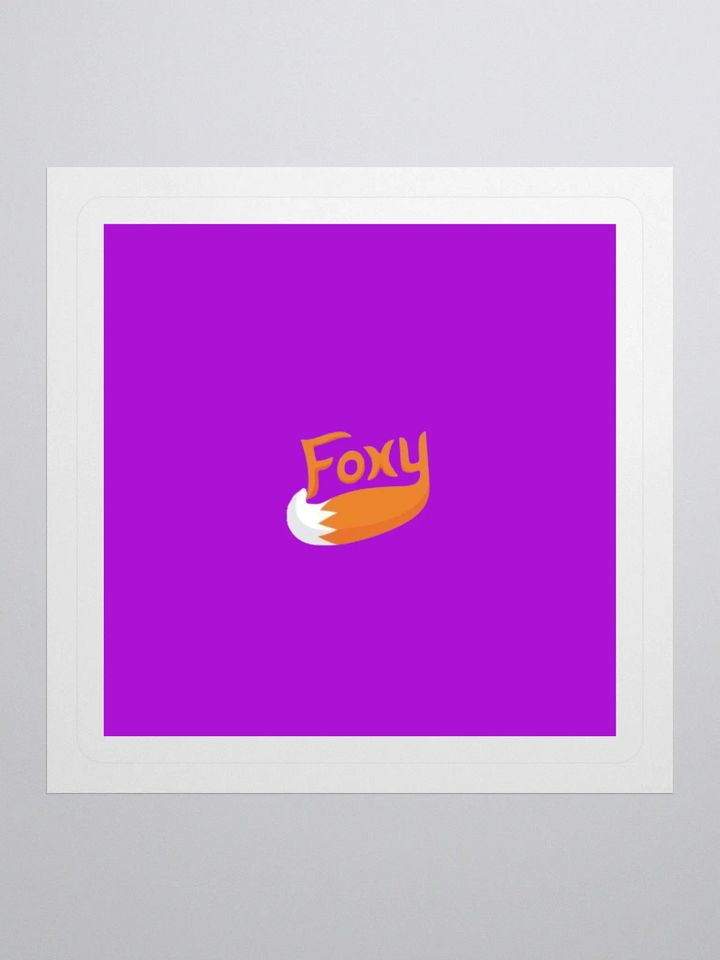 Foxy Tail Kiss Cut Stickers product image (1)