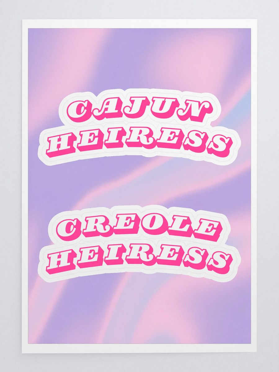 LOUISIANA HEIRESS STICKER SET product image (3)