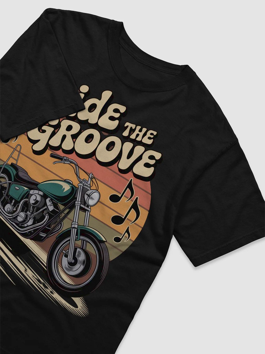 Funky Rider Retro Motorcycle T-Shirt product image (3)